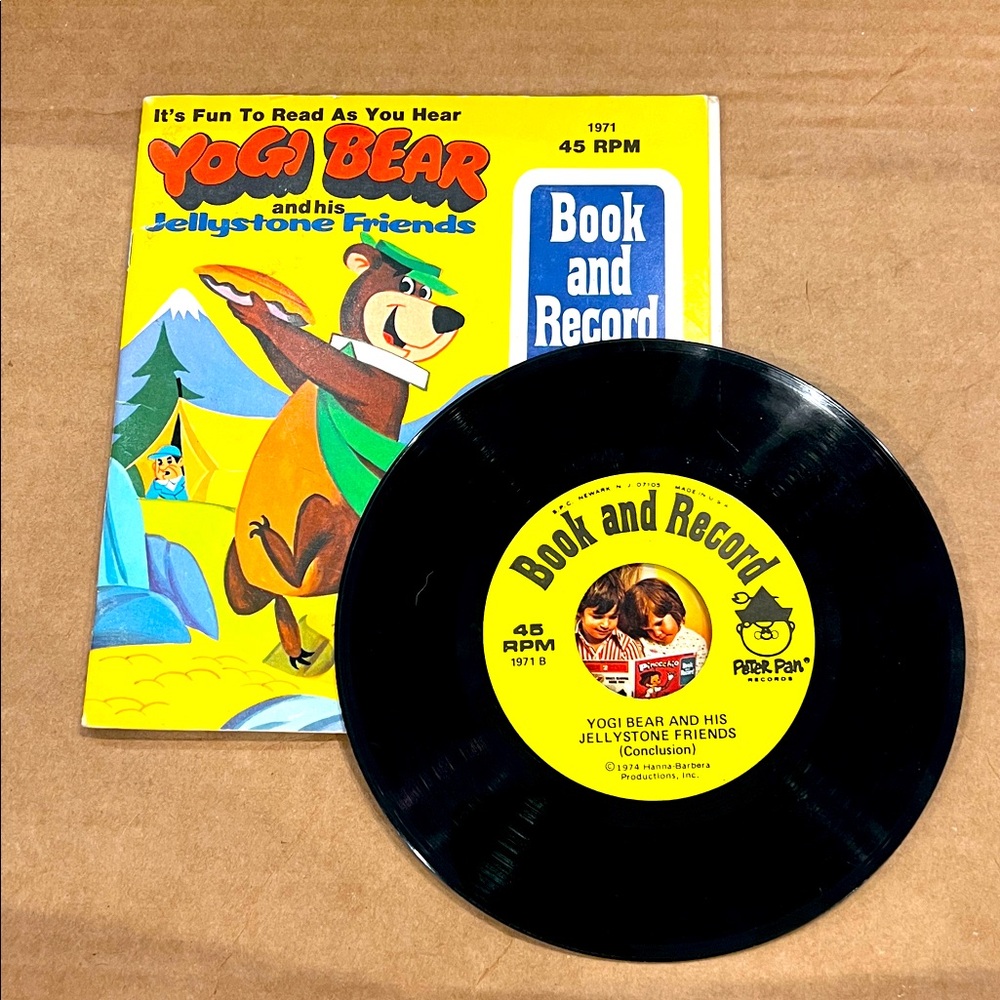 Yogi Bear and His Jellystone Friends Book and Record